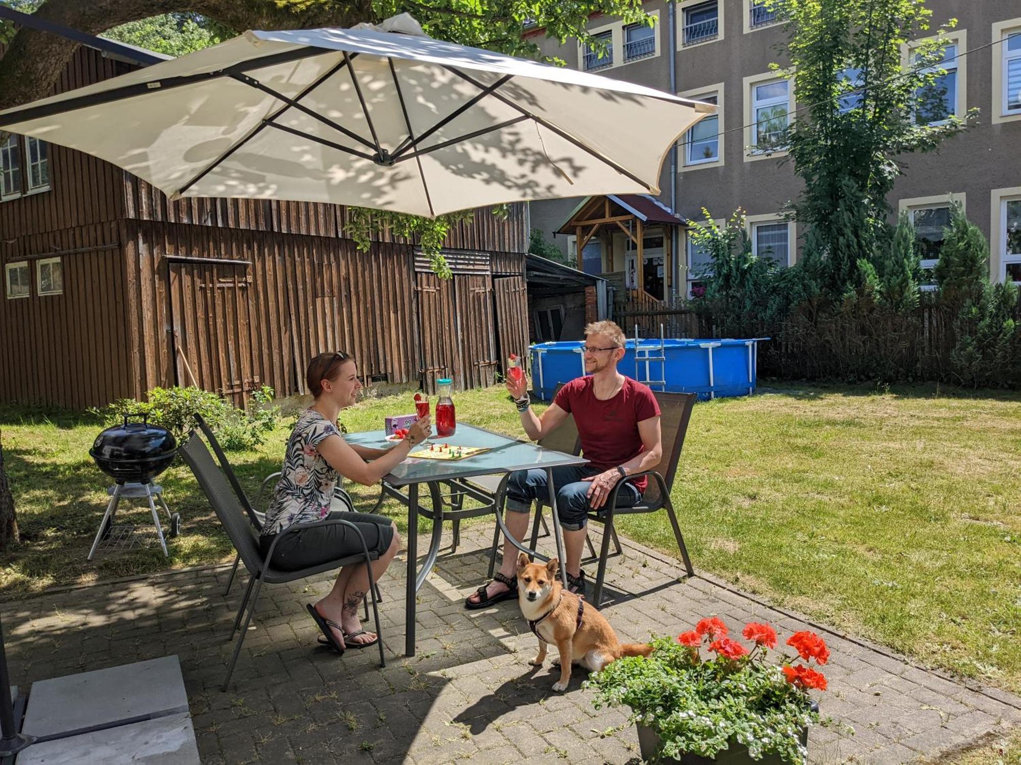 H2 - Urlaubsmagie - Garten, Pool, Terrasse, Grill Зебниц Экстерьер фото