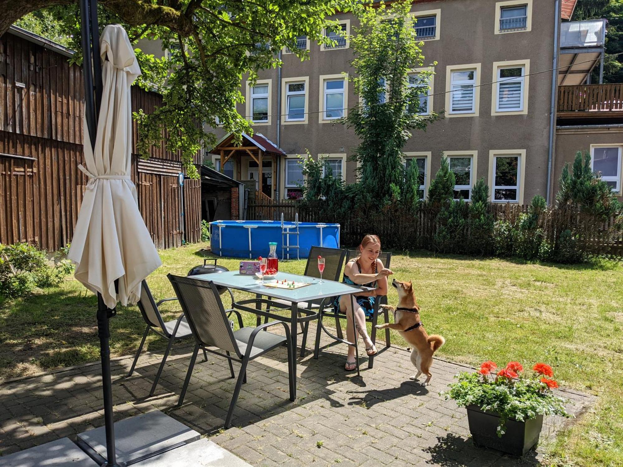 H2 - Urlaubsmagie - Garten, Pool, Terrasse, Grill Зебниц Экстерьер фото